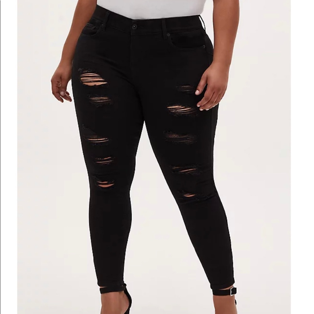 Torrid Bombshell Skinny Jean Premium Stretch Black